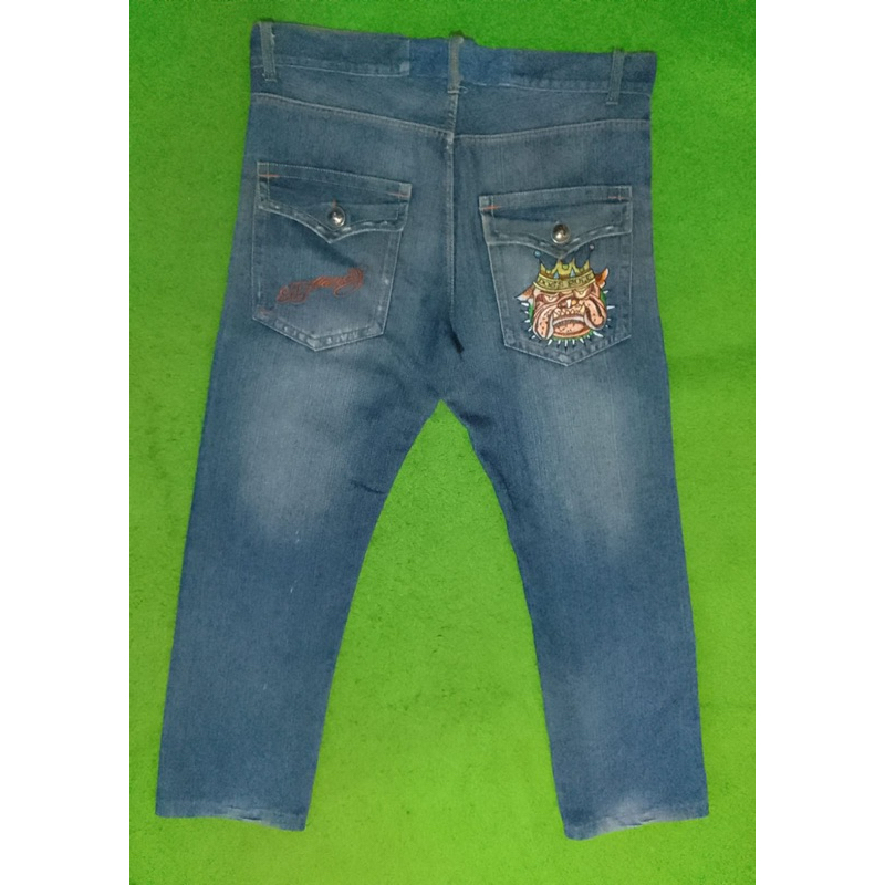 CELANA JEANS DENIM ED HARDY