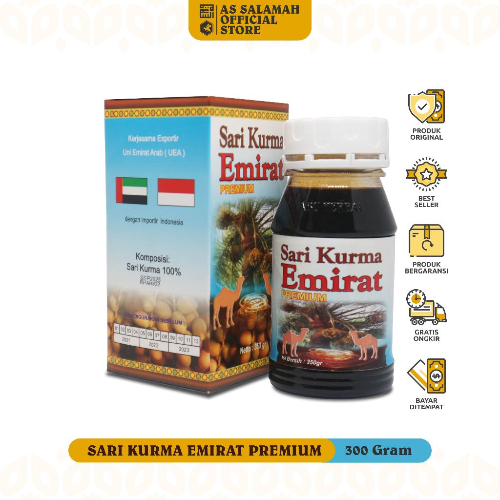 

As Salamah - Sari Kurma Emirat Premium 300 Gram