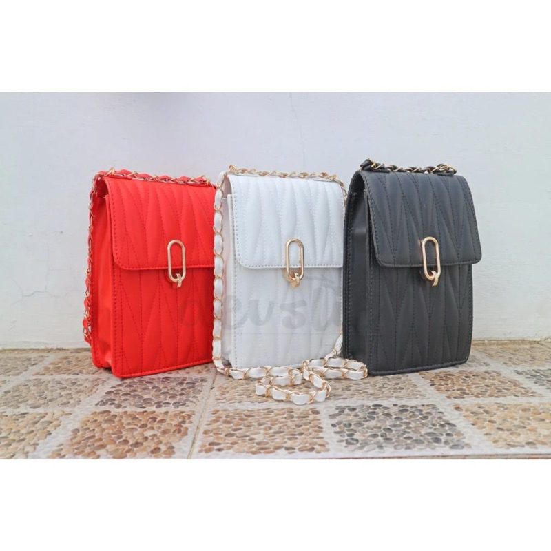 Promo tas Aruna-Tas handphone/Sling bag Belva/Tas Selempang wanita/Tas Korea kekinian