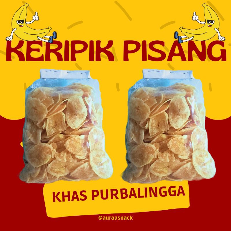 

Seriping pisang / Keripik pisang khas purbalingga