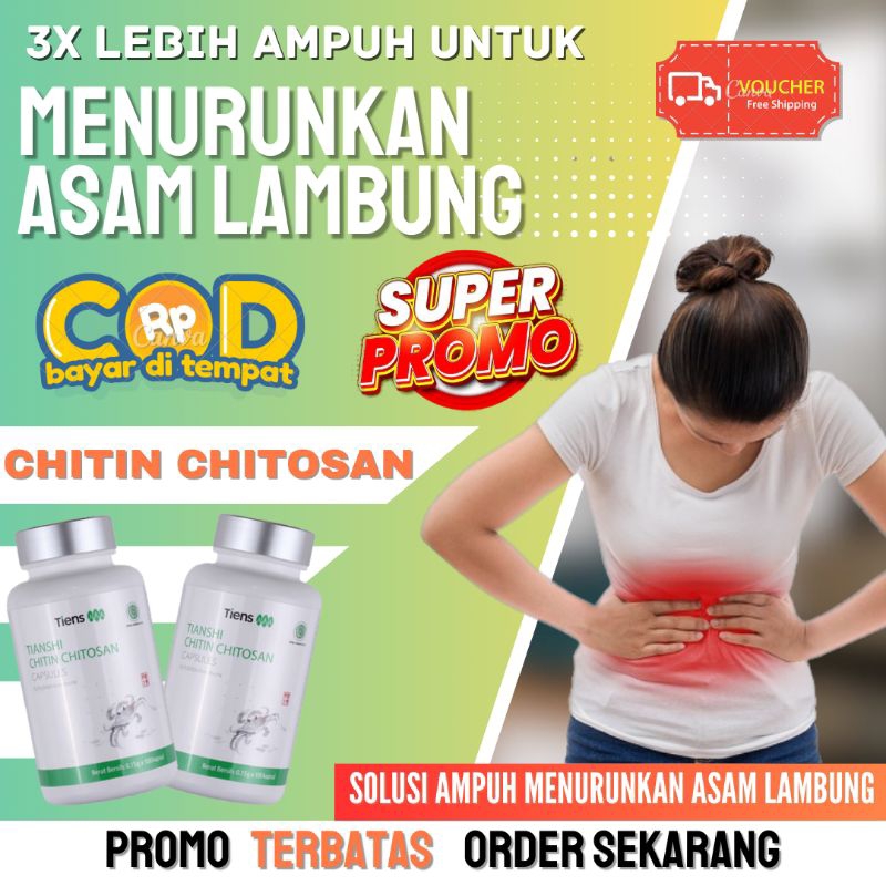 OBAT ASAM LAMBUNG GERD & MAAG CHITIN CHITOSAN TIENS