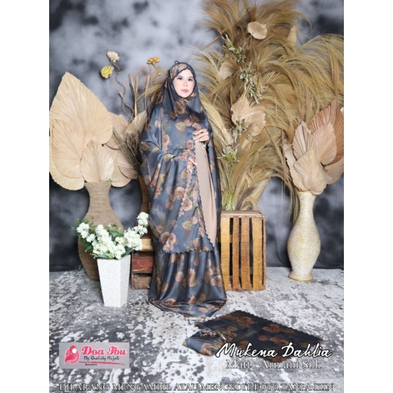 MUKENA DOA IBU ARMANY SILK PREMIUM || Original