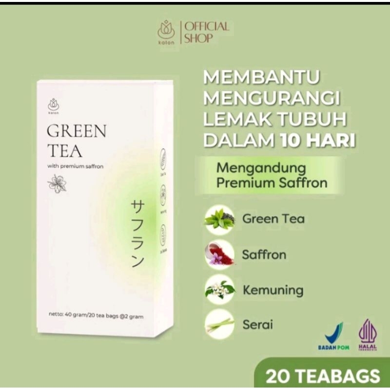 

READY SIAP KIRIM‼️KALON TEH HIJAU SAFFRON TEH DETOX TEH DIET