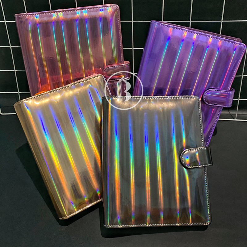 

Bindermu READY Binder Premium Hologram Holographic A5 20ring B5 26ring 6ring A6 Planner Notebook