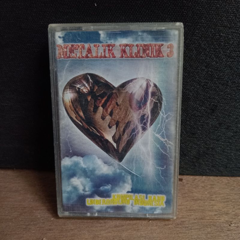 Kaset Various Artist - Metalik Klinik 3 : Kompilasi Band Underground Indonesia