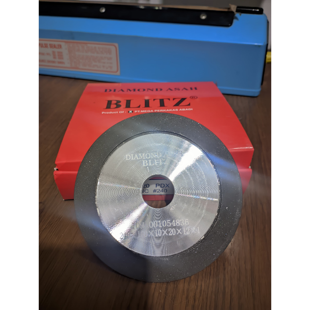 Mata Diamond Asah Pisau 4 inch 2 Sisi / Mata Gerinda Asah Batu Asah Sirkel Serut Planer Pasah TCT BL