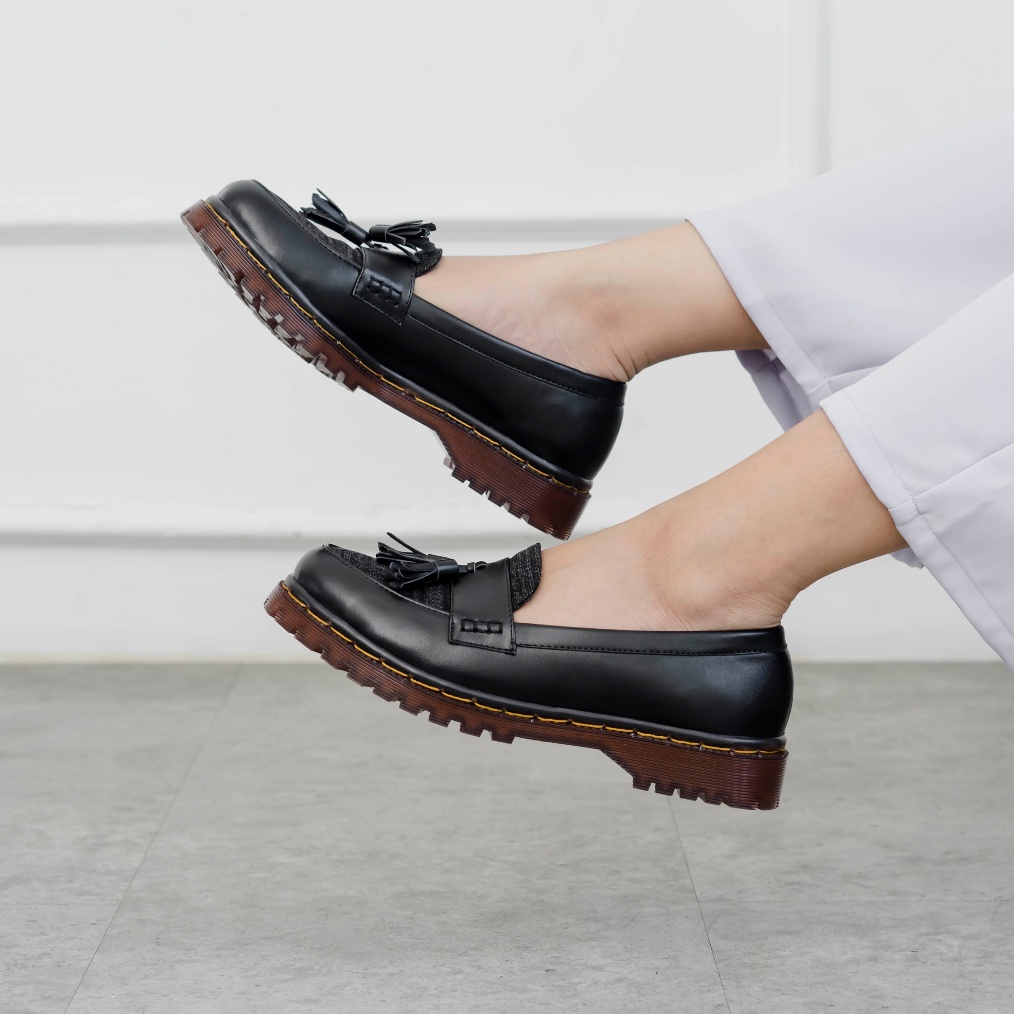 KODE K6D7 Dianable  Luna Docmart Sepatu Wanita Black  Ginger