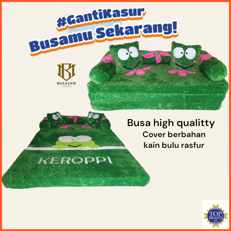 KASUR LIPAT SOFABED RASFUR KARAKTER BULU KASUR BUSA LIPAT