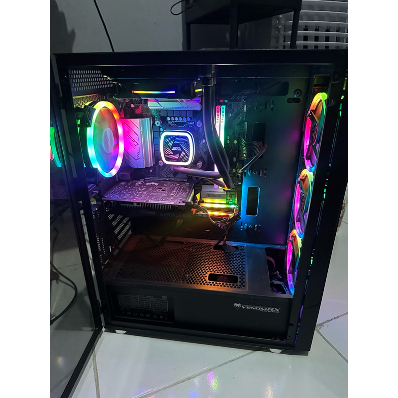 PC GAMING RAKITAN MURAH I5-10400F + MONITOR