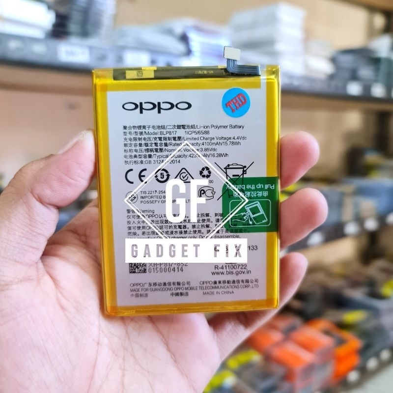 Baterai Batre Oppo BLP817 Original HP Oppo A16e CPH2421 Battery Batrei Opo A16E