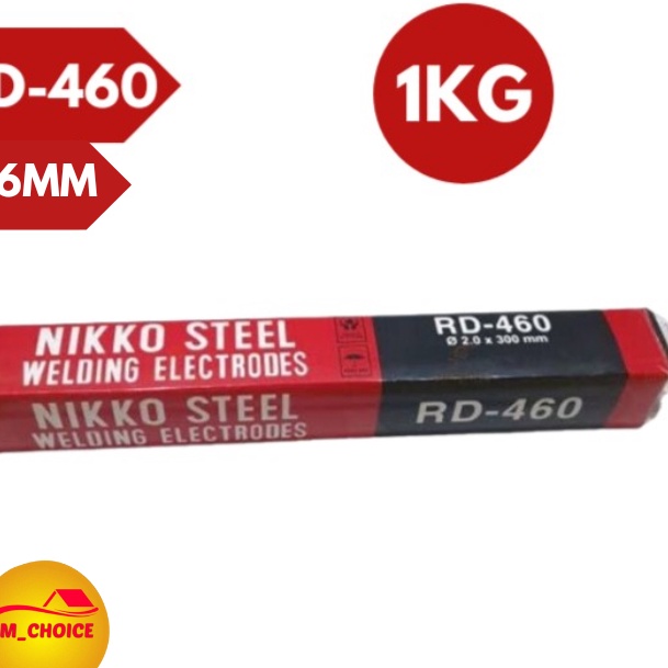 MEGA SALE NIKKO STEEL KAWAT LAS NIKKO STEEL RD 46 26MM 1KG KAWAT LAS 26MM 1KG
