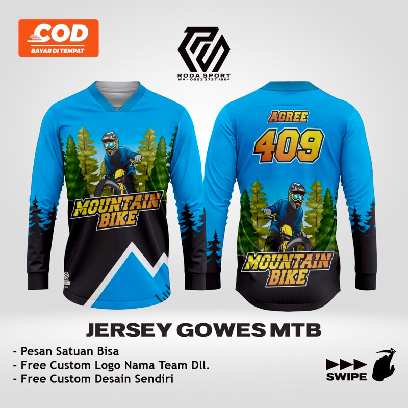Jersey Gowes Sepeda Mtb Custom
