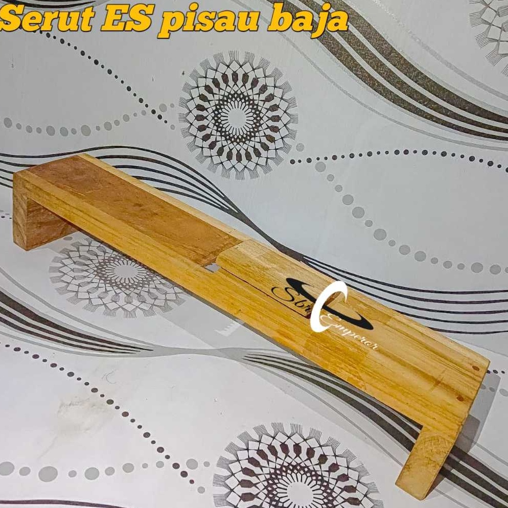 Barang baru Alat Serut Es Batu Manual Serutan Es Batu Balok Parutan Es Balok Produk UMKM Pasrahan Es