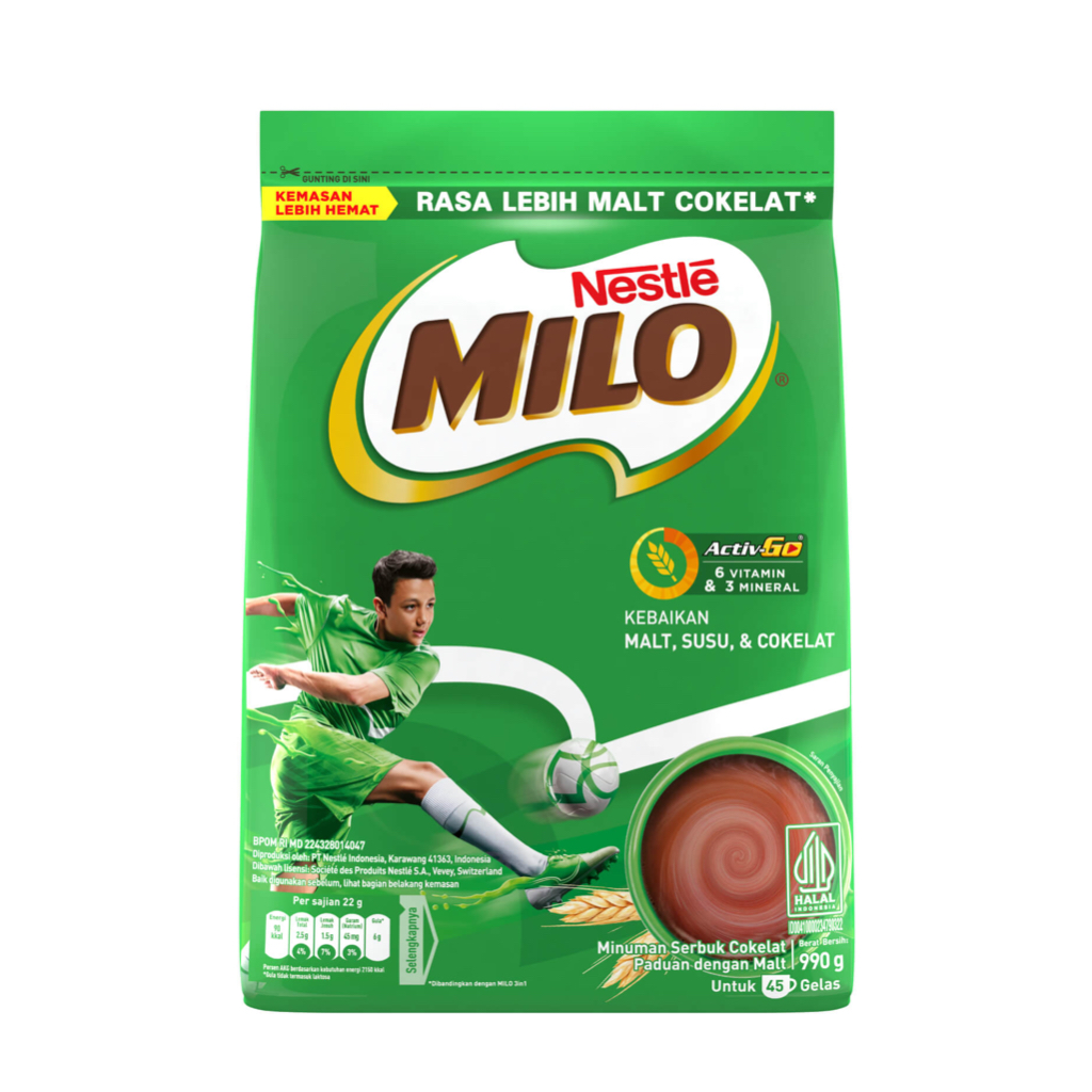 

Milo activ go pouch 990 gram