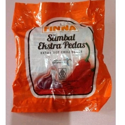 

Finna saus sambal sachet isi 22pc@9gr
