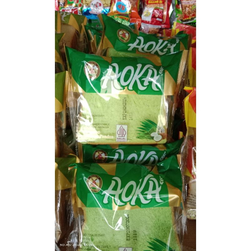 

Roti AOKA pandan 65 gram