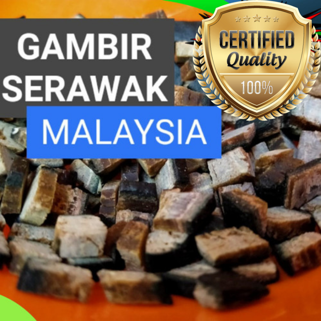 Gambir Serawak Malaysia Original Herbal Oles Pria Kuat dan Tahan Lama (Padat Keping)