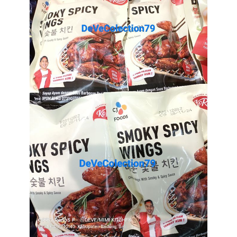 

CJ KORASA SMOKY SPICY WINGS 460GR