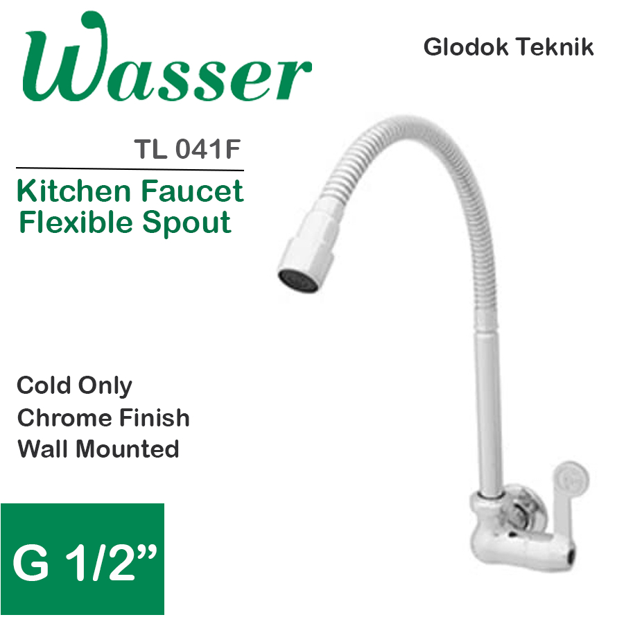 Wasser Kran dapur - kran angsa - kran sink - keran fleksibel TL 041F