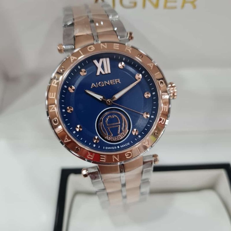 JAM TANGAN WANITA AIGNER VIGEVANO AGW235000 ORIGINAL BM SIZE 40MM
