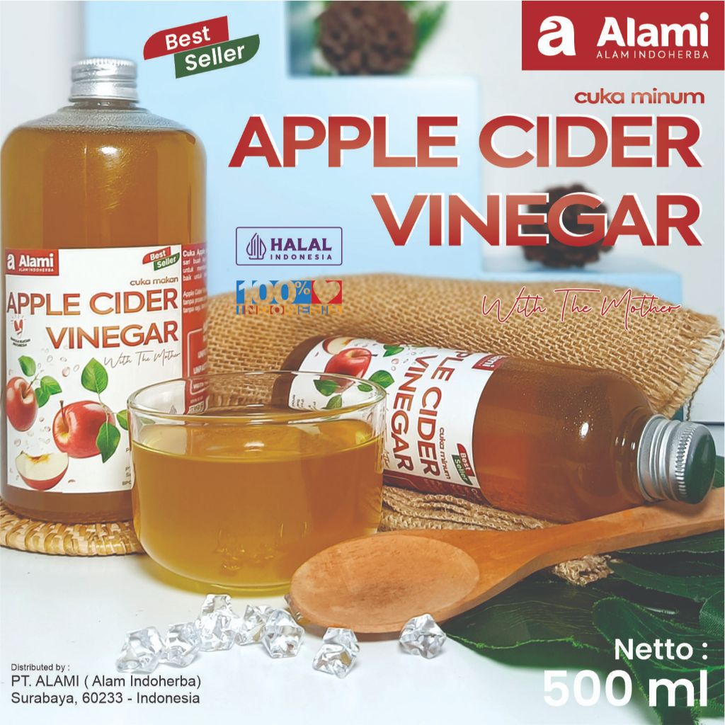 

ALAMI CUKA APEL MURNI 500 ML MENU DIET SEHAT ALAMI HERBAL CUKA APEL ALAMI ALAM INDONESIA