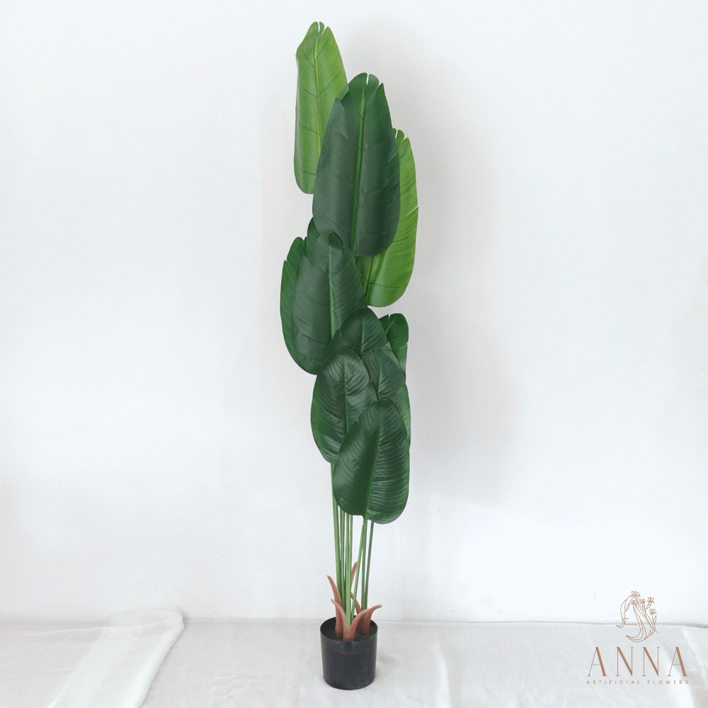 Pohon Pisang Artificial Ukuran Besar 190 CM Pohon Imitasi Premium Tanaman Hias Dekorasi