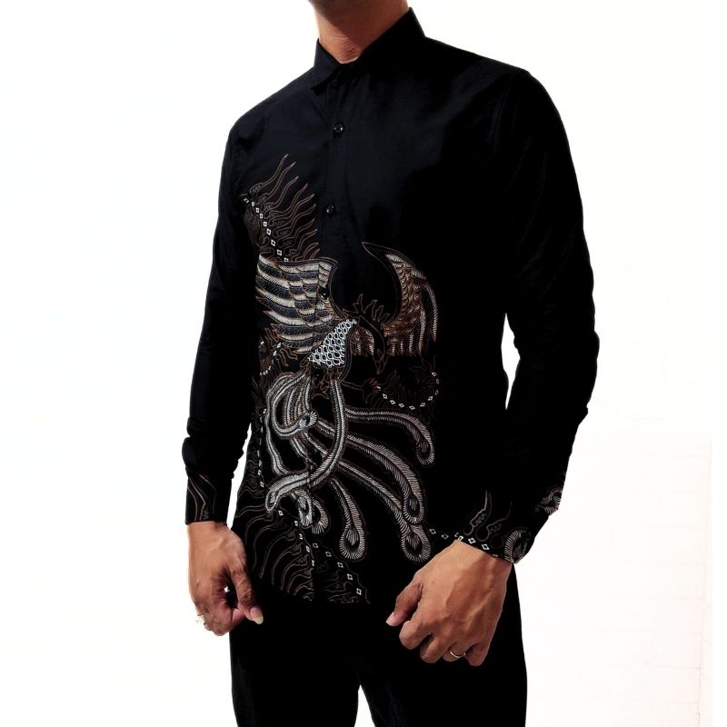 kemeja pria batik slimfit limited edition premium