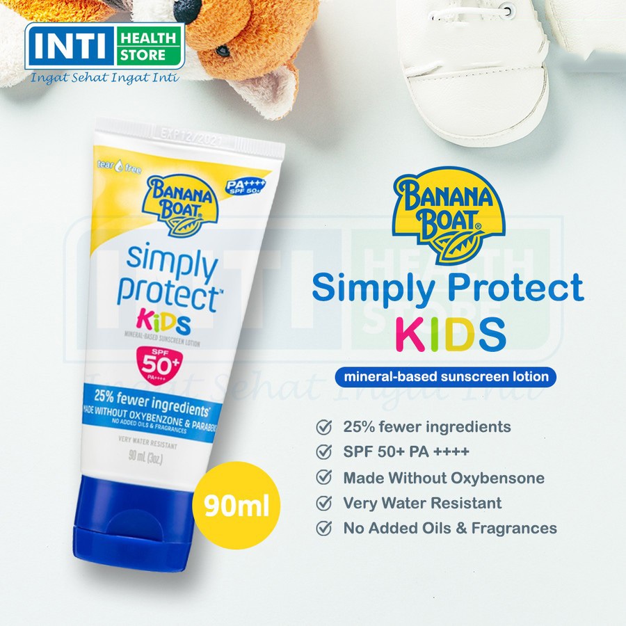 Banana Boat | Simply Protect Kids Spf 50+ | Sunscreen Lotion 90 ml