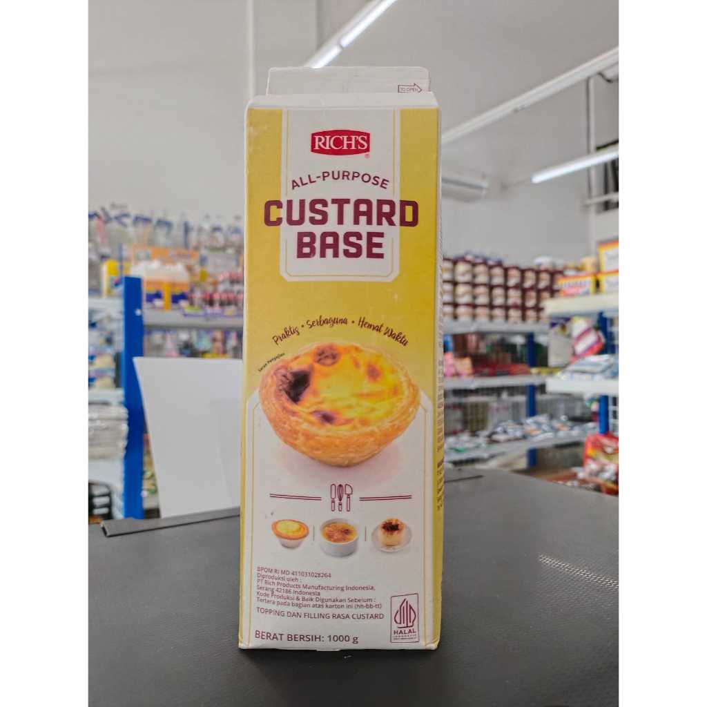 

RICH'S CUSTARD BASE 1kg (pengiriman INSTAN/SAMEDAY)