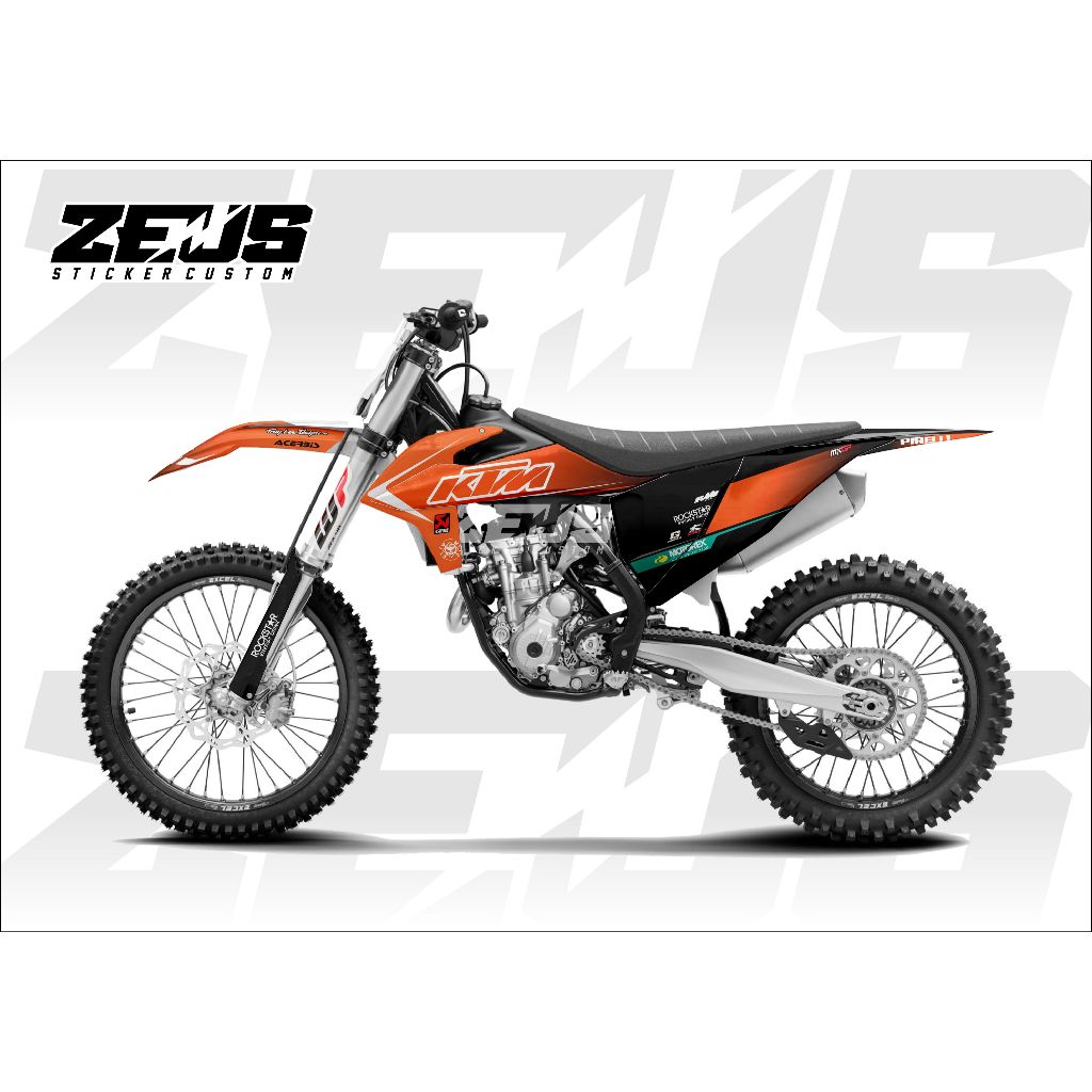 Decal Sticker - Stiker Dekal Ktm 250 2019 Zeus SC8