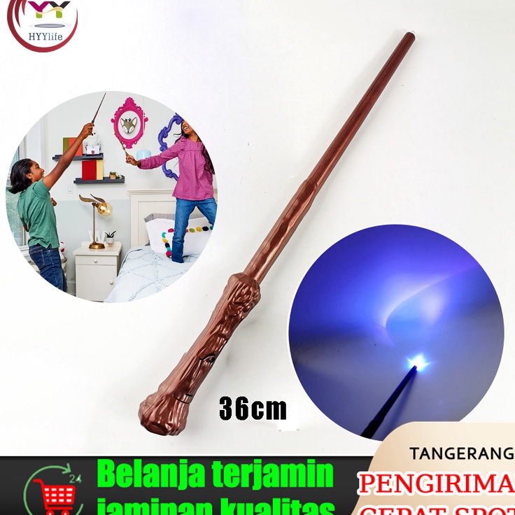 Diskon Mainan Tongkat Sihir Harry Potter Lampu  Suara Tongkat Sihir Harry Potter Magic Wand