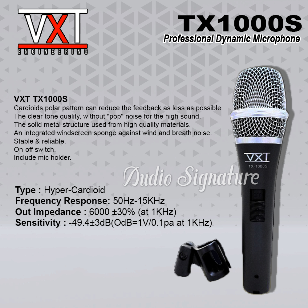 Mic Kabel VXT TX1000S | TX 1000S | TX 1000 S Original