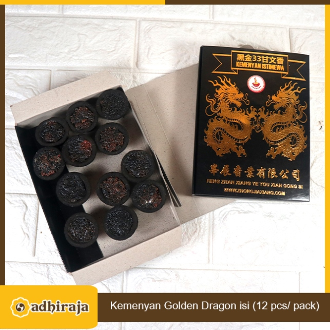 Dupa Kemenyan golden dragon isi (12pcs/pack)