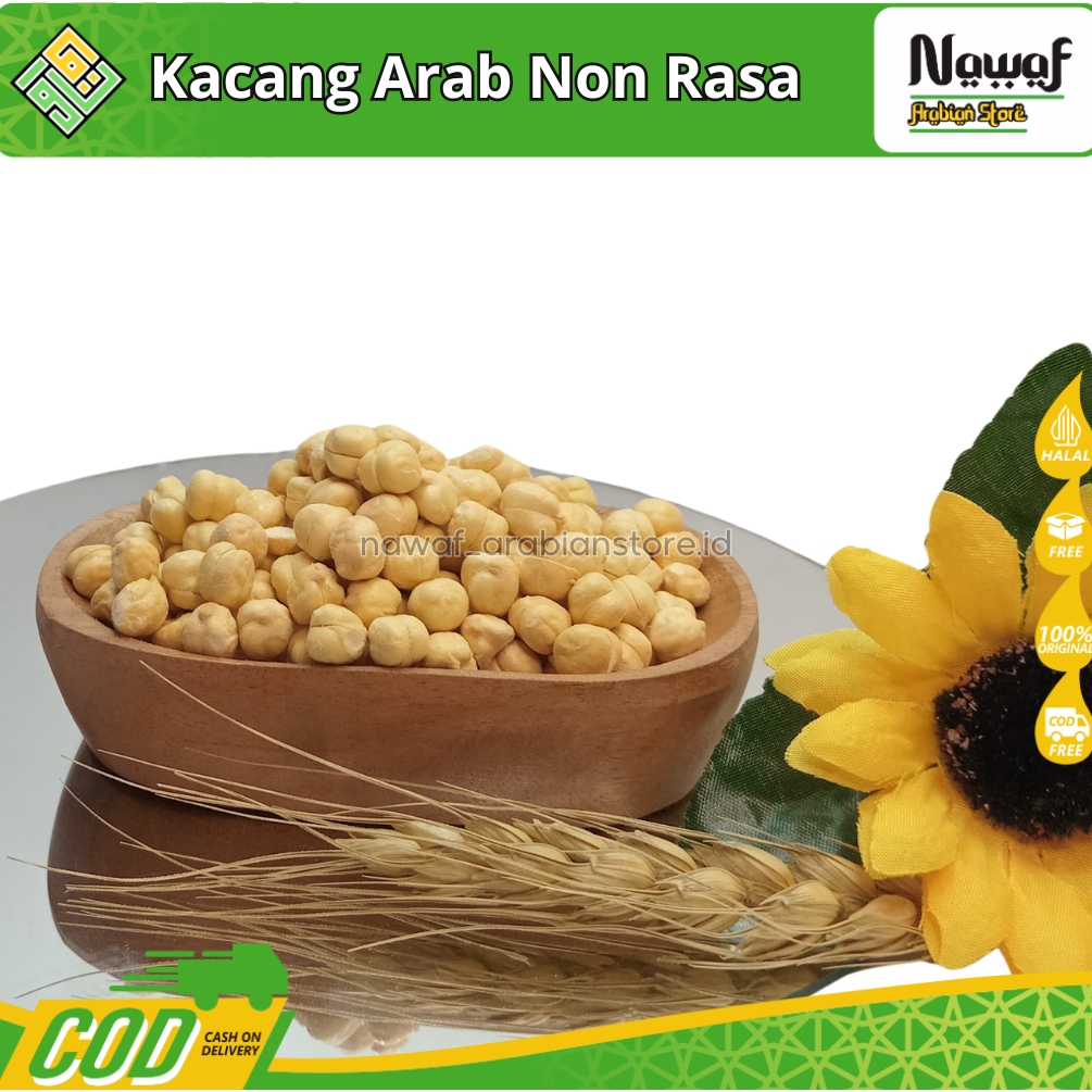 

Kacang Arab 1 Kg Original Renyah Oleh Oleh Haji dan Umroh