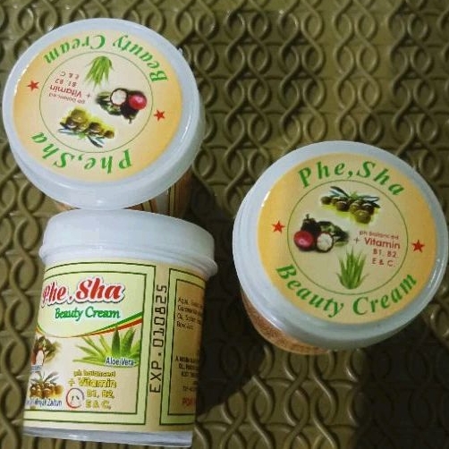 3 Botol Phe Sha Beauty Cream Original