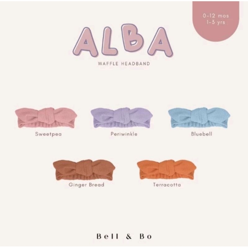BELL BO | BELL BO ALBA | HEADBAND ANAK | BANDO LUCU MURAH
