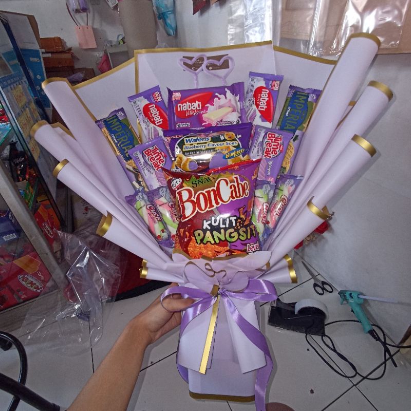 

Buket Snack Big Ukuran 50x60cm