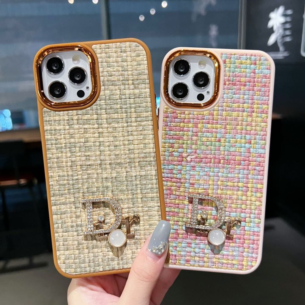 Case Classical Dior Swarovski For Iphone X/XS/XR/XSMAX/11/11PRO/11PROMAX/12/12PRO/12PROMAX