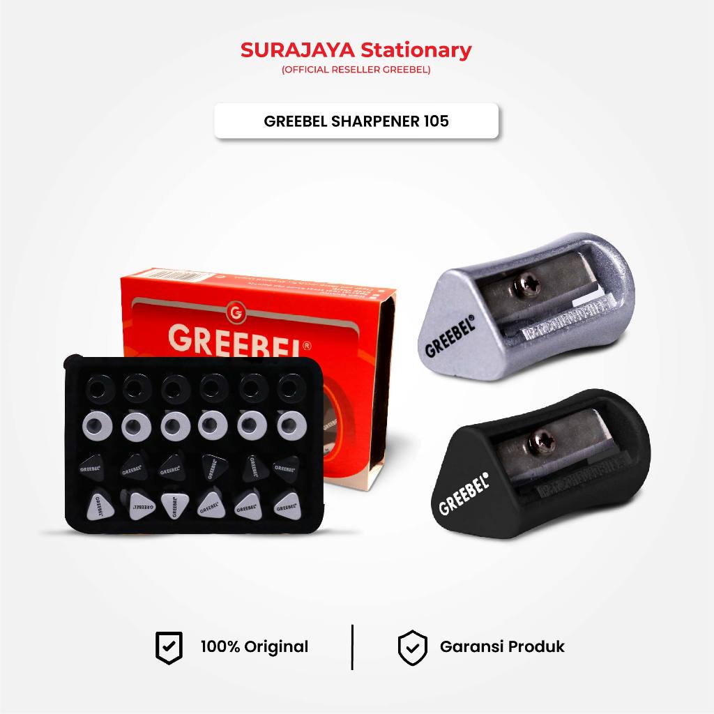 

Rautan Serutan Sharpener GREEBEL 105 / Orotan Pensil