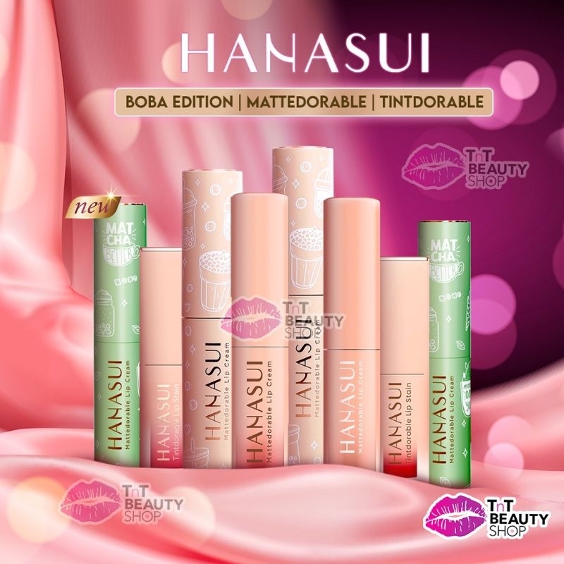 Hanasui Matte Dorable Lio Cream/ Lip cream Lipstik Matte Hanasui
