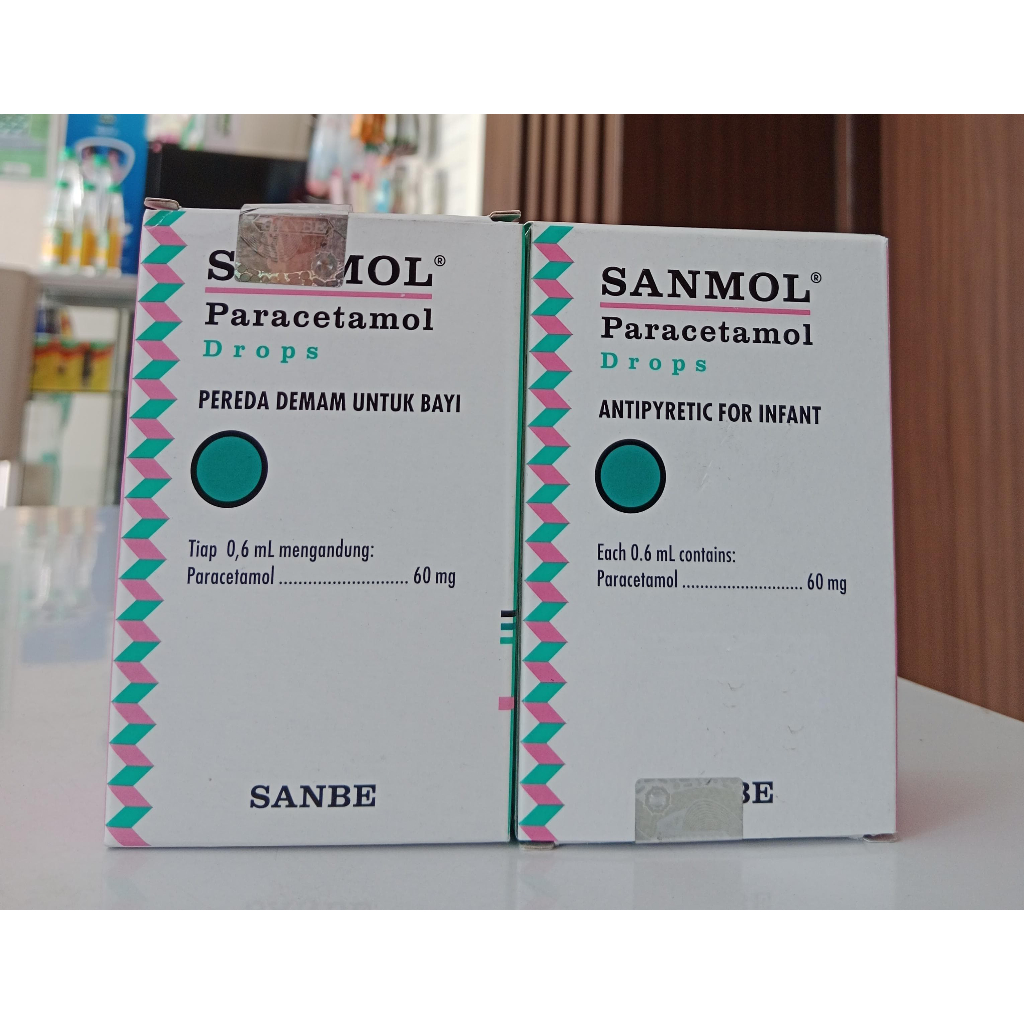 SANMOL DROPS 15 ML - PEREDA DEMAM UNTUK BAYI