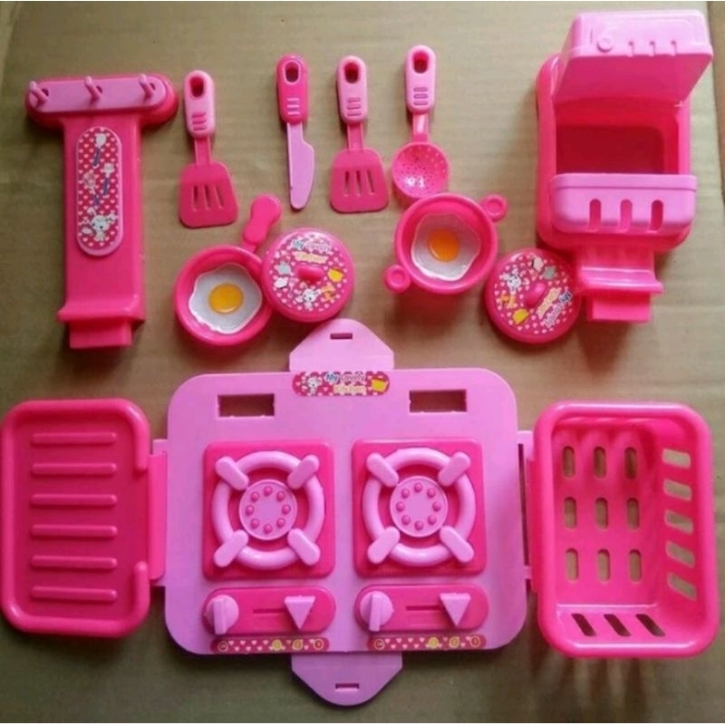 MAINAN ANAK MASAK MASAKAN MY LOVELY KITCHEN PINK MAINAN ANAK PEREMPUAN