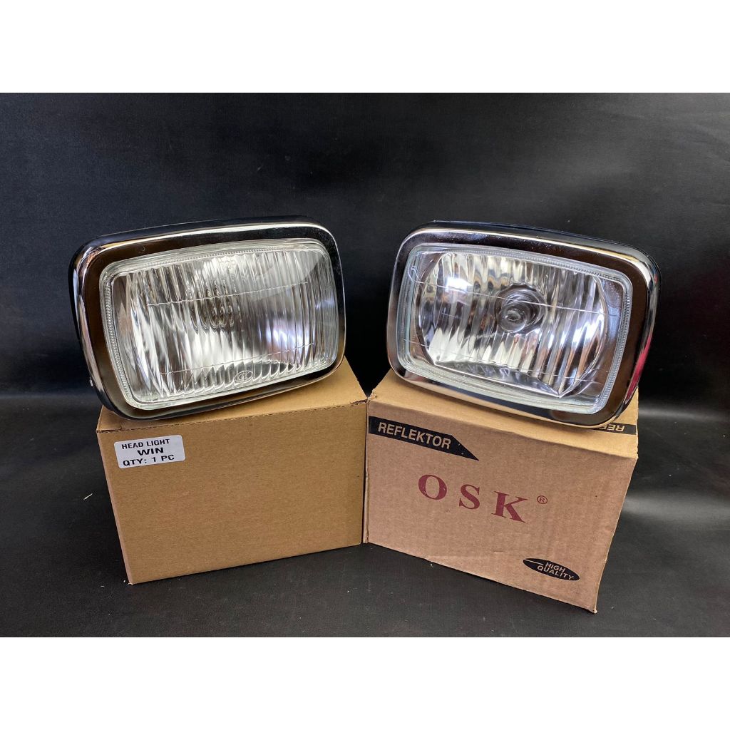 Reflektor lampu depan honda win 100 win100 tahun tua import