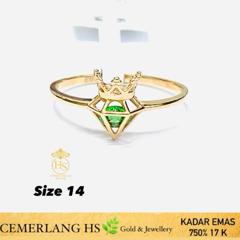 cincin emas fashion italy 17k