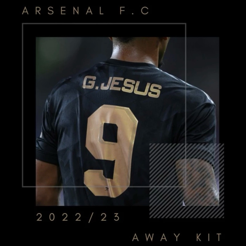 Jersey Arsenal Original Away 2022/23 - Gabriel Jesus