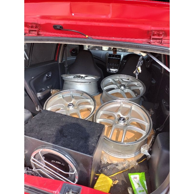 velg mobil second R17 Racing enkei tuning r17 lubang 4x100