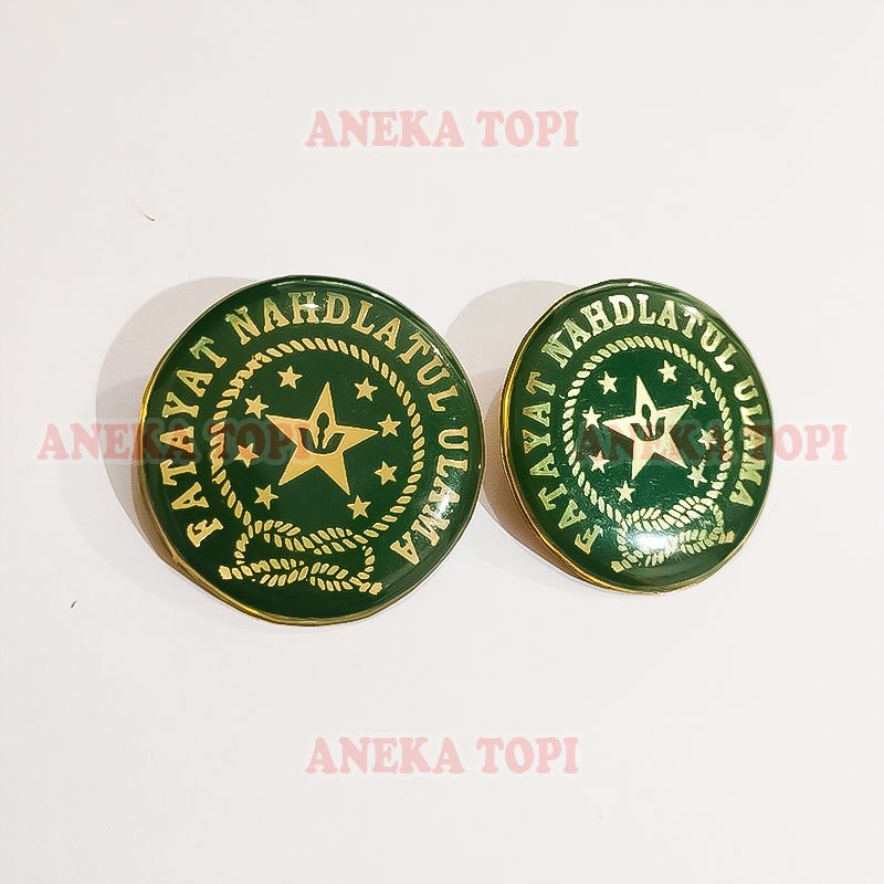 Pin Fatayat NU Bulat Pin Bros NU Custom Pin Logo Fatayat NU - Aneka Topi