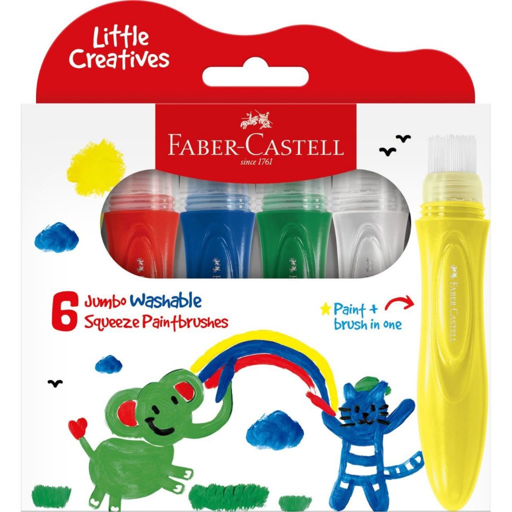 

Gramedia Cirebon - FABER-CASTELL JUMBO WASHABLE SQUEEZE PAINTBRUSH