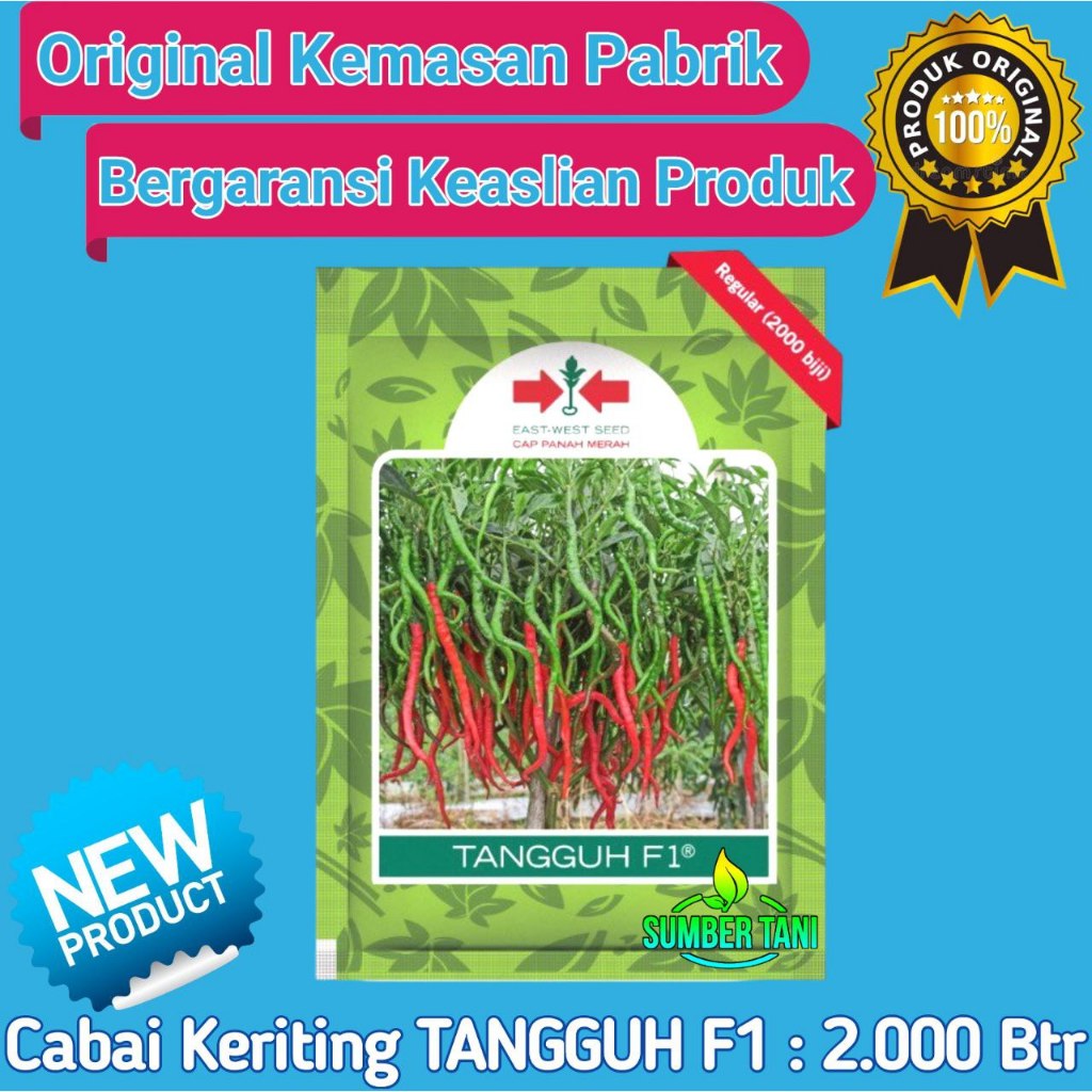 

Benih Cabai Keriting Tangguh F1 | Isi 2000 Biji | Cap Panah Merah - Cabe TANGGUH F1