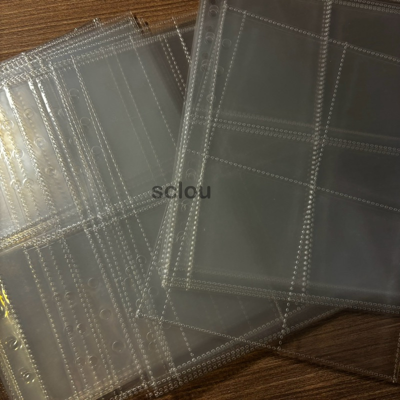 

PRELOVED Binder Sleeve A5 polos hologram 4p/1p one side two side Bibimcat, Ribbon Land